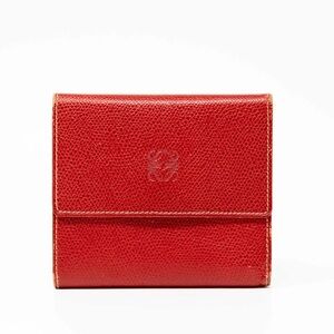 Loewe Red Compact Wallet